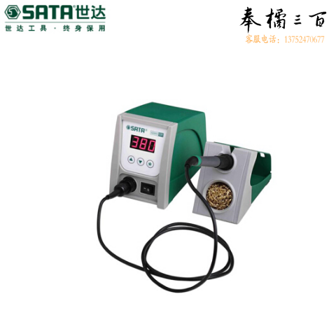 世达（SATA）工业级智能无铅焊台02003 / SATA台式电烙铁电烙铁套装焊锡丝 吸锡器数显工业级智能无铅焊