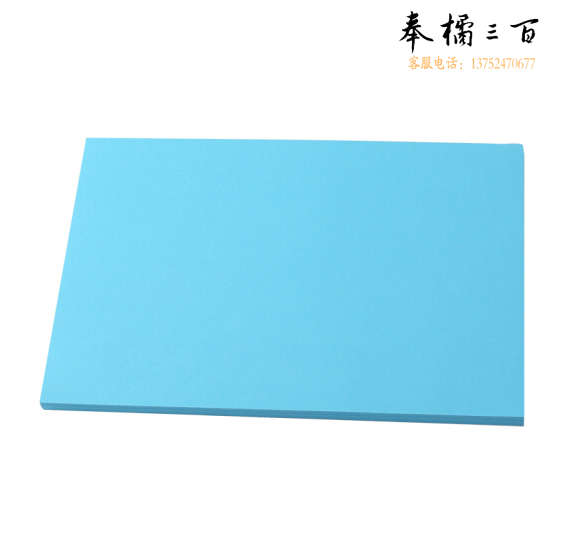 旗舰   A4 彩色打印纸手工纸卡纸 80G 100页/包  淡蓝色