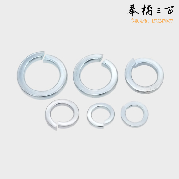 百科（BAIKE）M8 10百/盒 18盒/件 镀锌65锰弹簧垫圈