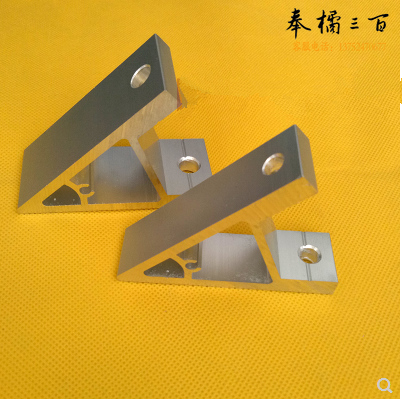 工业铝型材45度角件铝合金45°支架4040斜度内角码连接配件