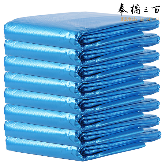 115*58cm（展开82cm） 100个起拍 蓝色垃圾袋大号加厚垃圾袋 货号：XL