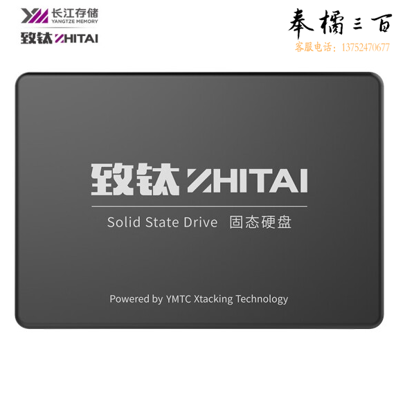 致钛（ZhiTai）长江存储 256GB SSD固态硬盘 SATA 3.0 接口 SC001 Active系列