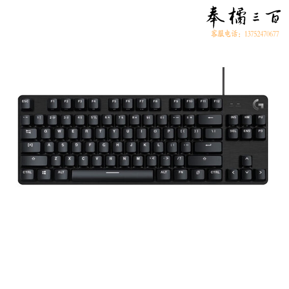 罗技 无数字 G412 TKL SE机械键盘  有线键盘