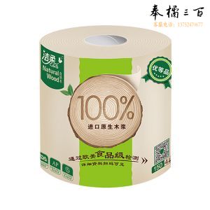 洁柔低白度卫生卷纸 MJ003-01 101*138mm 四层 150g/卷 12卷/提 6提/箱