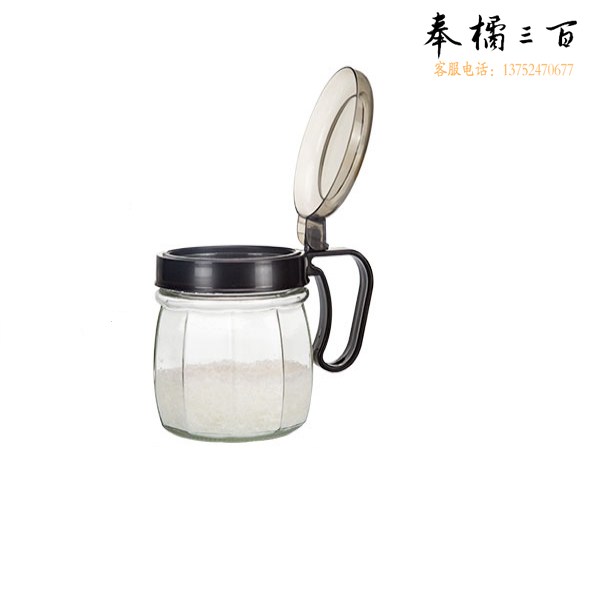 玻璃调料罐套装  调味盒套装 4只/套  货号：TXH
