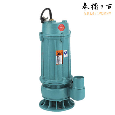 上海人民   WQD10-10-0.75KW 2寸 220V    无堵塞污水泵