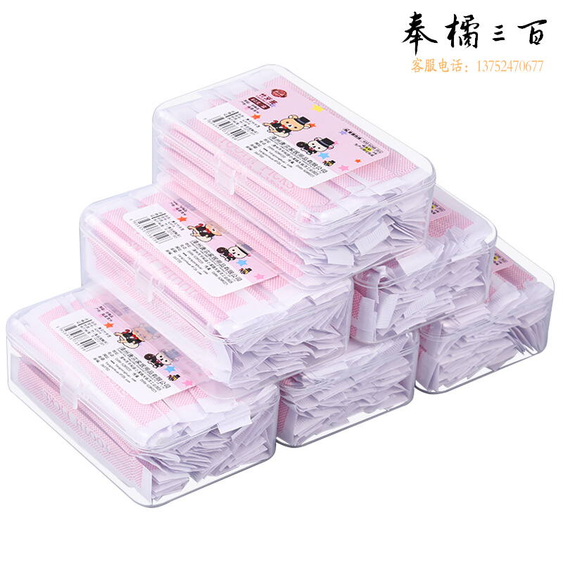 唐宗筷 便携盒竹牙签 独立装牙签 家庭酒店用水果叉 点心叉 80支装 A3919