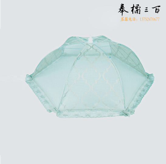 圆形食物罩子 饭菜罩 餐桌防尘罩 防苍蝇罩 直径约70cm 货号：YC