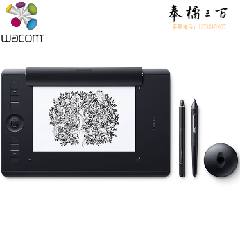 和冠（Wacom）PTH-660/K1-F Intuos 5 影拓 Pro 无线手绘板 电脑绘画板 绘图板 双模加强版 中号（M）