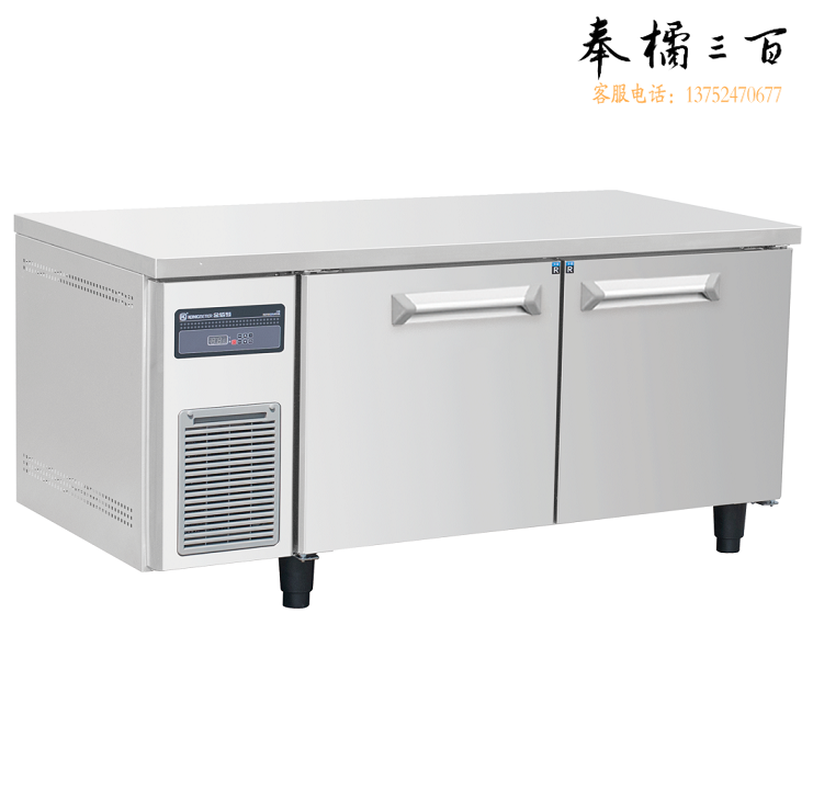 埃科菲 冷冻不锈钢工作台操作台冰箱  -5℃～-18℃  尺寸1800*800*800