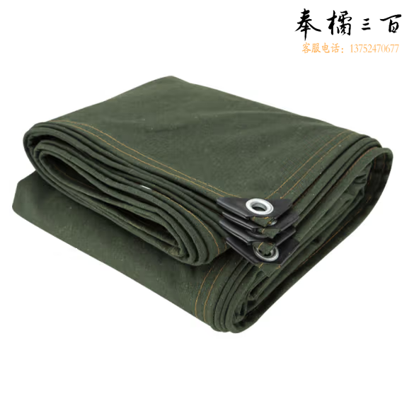 苫布 8*10米 绿帆布防雨布防水篷布