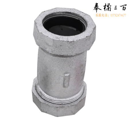 镀锌玛钢（GANMA）快速接头 水管快速铁活接头 铁管快接DN32赣玛30个/箱