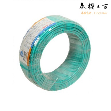 津达电缆 ZCN-BV-绿色2.5平方 耐火阻燃塑铜线 100米/盘