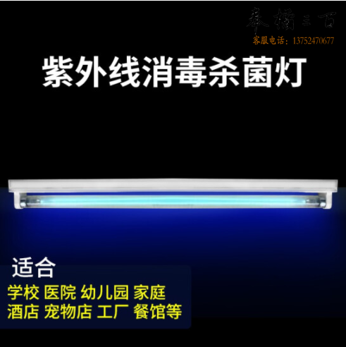 紫外线消毒灯杀菌灯 支架+灯管30W 900mm(不含安装)