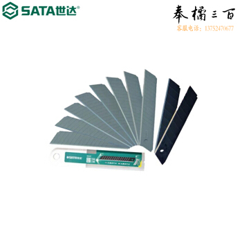 世达（SATA）美工刀刀片25x125MM   93438   10片/套