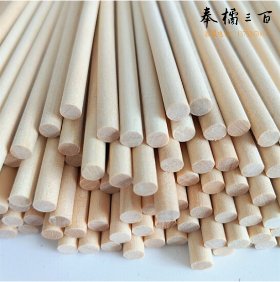 实木桐木小木棒  圆木  φ6mm 长 50cm  10根/组