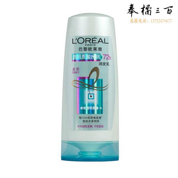 欧莱雅无硅油润发乳 400ml