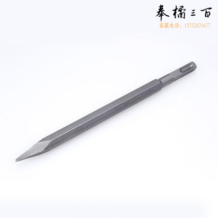 大地（DADI）14*250 尖 方四坑钢凿电锤镐尖镐钎凿子  尖头
