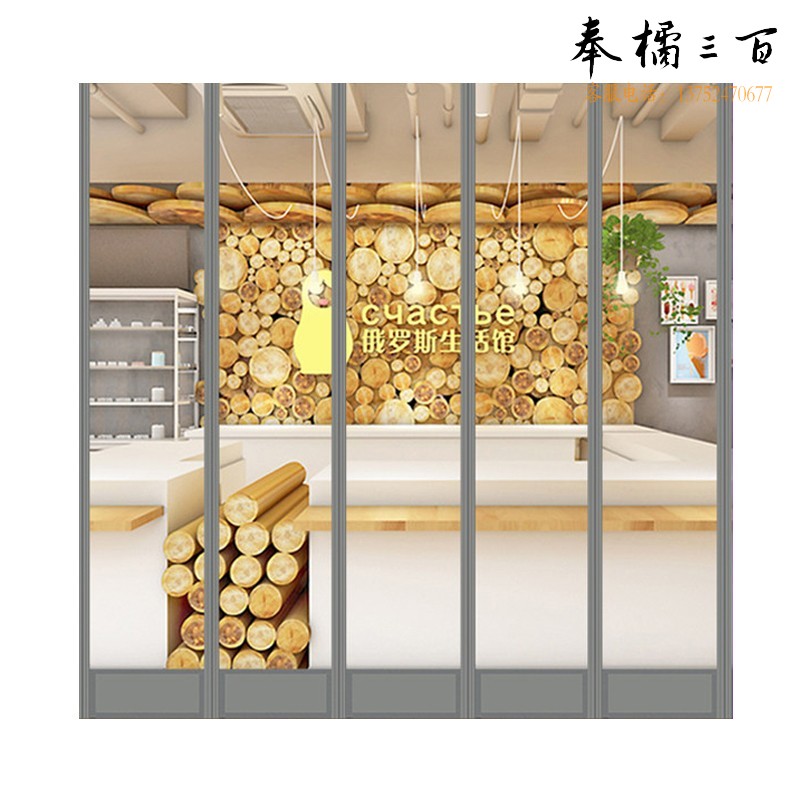 捷诺立(JNL)N41346 pvc透明门帘 商场隔热门帘 磁铁自吸挡风隔断门帘 灰色2.0mm加配重宽40cm*高240cm 1片 其它规格咨询客服五金附件