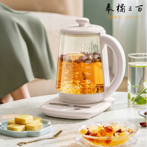 九阳（Joyoung）养生壶迷你玻璃花茶壶煮茶器 12大功能电水壶热水壶烧水壶 恒温水壶保温 K15D-WY6123