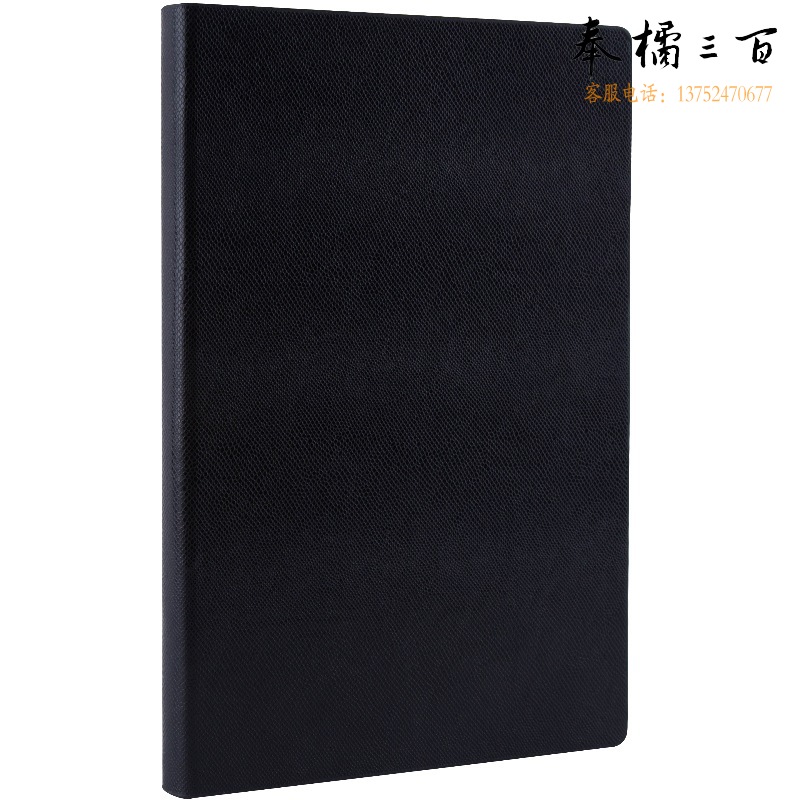 广博（GuangBo）16K皮面记事本  120张单本装黑色GBP16733