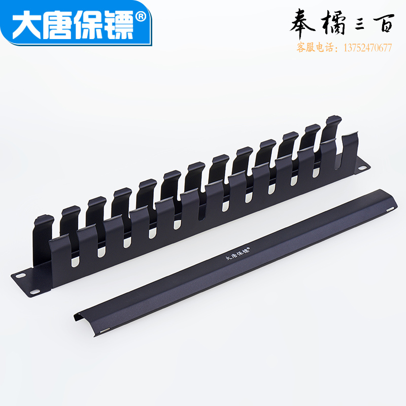 大唐保镖 DT2807-24 12槽24口理线器 金属 理线架
