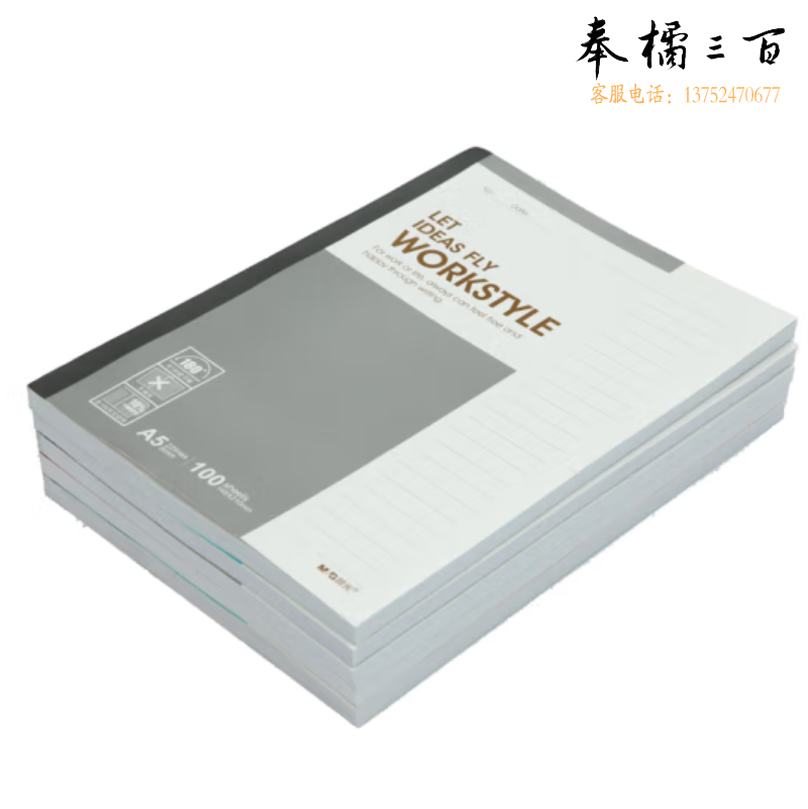 晨光 A5 无线装订本100页软抄记事本 笔记本 APYJX411