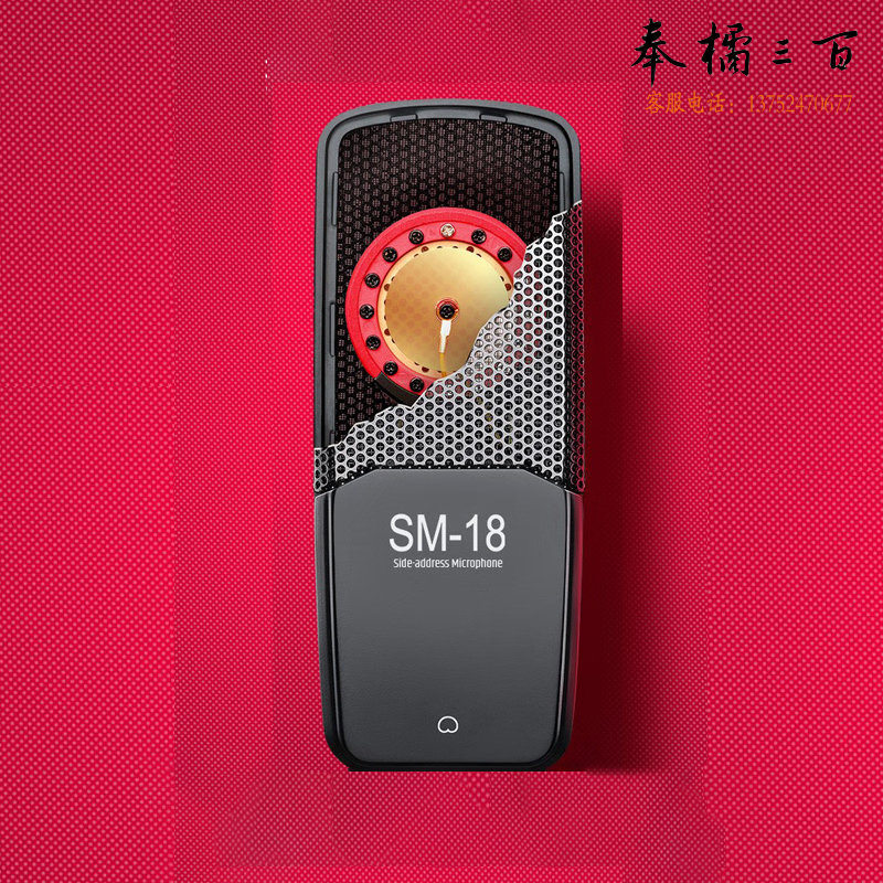 得胜（TAKSTAR） SM-18 大振膜电容麦克风 专业录音手机直播声卡设备套装（无声卡）