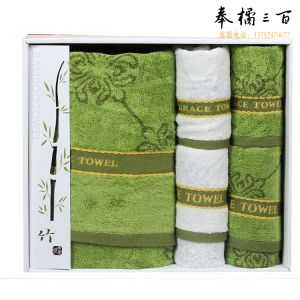 洁丽雅浴巾毛巾礼盒 1条浴巾+4条毛巾