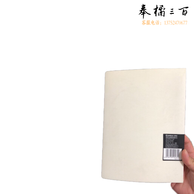 齐心(Comix) A550张20孔PP活页夹本/记事本/笔记本子Compera原味系列C7005白