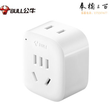 公牛（BULL）/GN-L01A/一转二/转换器/美标转换器