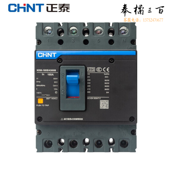 正泰（CHNT）塑料外壳断路器 NXM-250S/3300 200A
