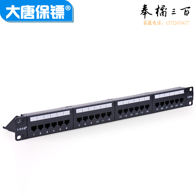 大唐保镖 DT2804-524 超五类网络配线架 24口