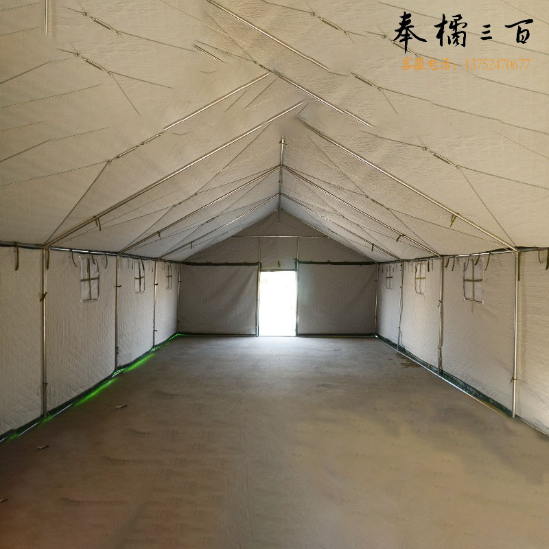 京路发  户外野露营防暴雨帐篷  民用救灾帐篷 方管款 5米x6米
