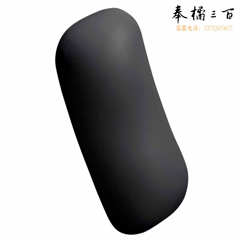 山业（SANWA） TOK-GEL26BK人体工学果冻硅胶腕托 鼠标垫护腕 纯色手腕垫手托黑色