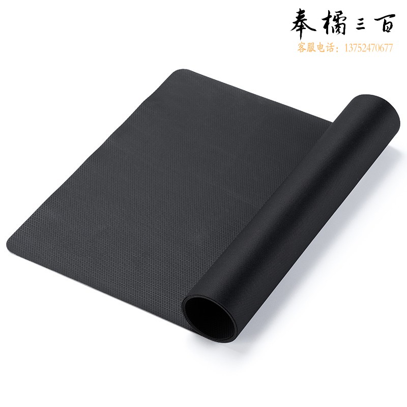 山业（SANWA） MPD-C8BK-100 中号薄款鼠标垫 细面不锁边布垫 橡胶防滑  MPD-C4/C8 黑色 大尺寸桌垫 纤薄款1000*345