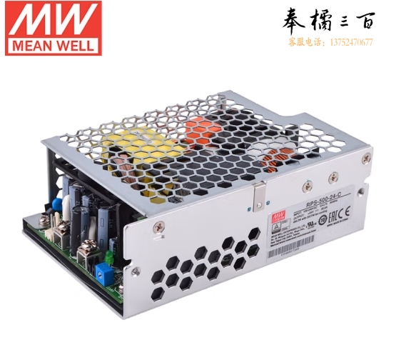 明纬(MEANWELL)RPS-500-24-C可信赖绿色医疗型电源供应器(500W左右) 24V20.8A