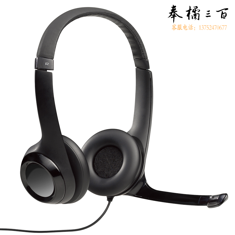 罗技（Logitech）H390 立体声USB耳机 带麦克风话筒 电脑笔记本办公耳麦