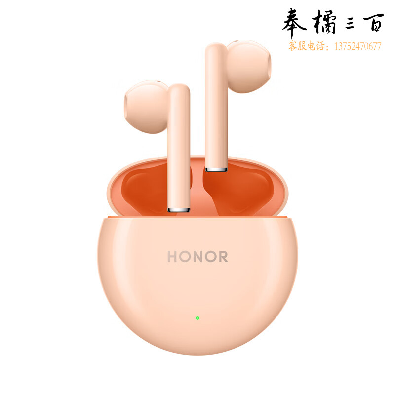 荣耀（HONOR）Earbuds X5 真无线蓝牙耳机 半入耳通话降噪 超大动圈澎湃低音 珊瑚粉