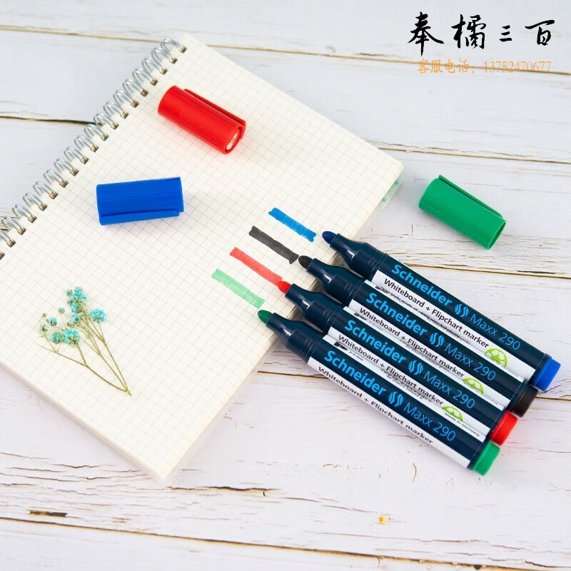 施耐德（Schneider) 290绿色2-3mm129004 白板笔