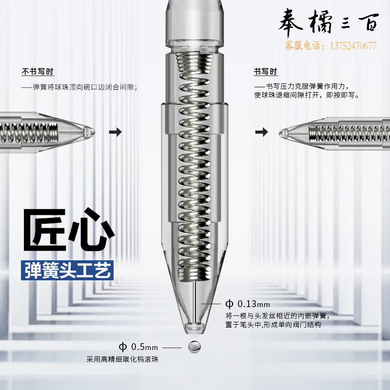 晨光（M&G）中性替芯黑0.5 20支/盒 G-520支起订