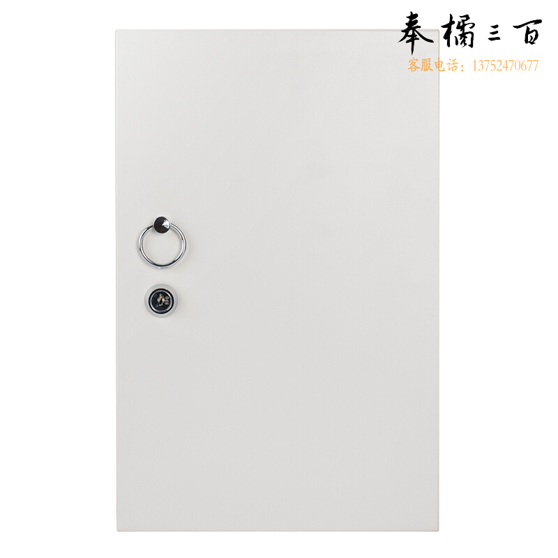 得力（deli）9321 10只/件 金属钥匙柜钥匙箱壁挂式汽车钥匙管理箱子锁匙收纳盒加厚款24位两排