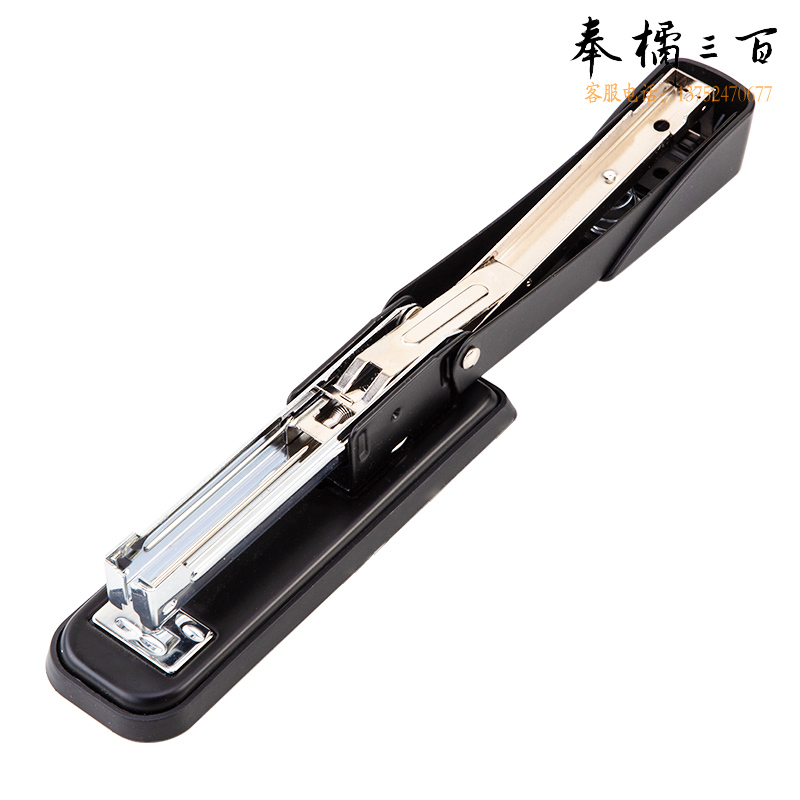 得力(deli) 经济型金属材质订书机/订书器（24/6或者26/6钉型）黑色0426