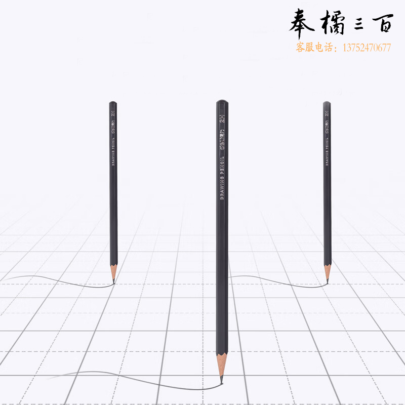 得力（deli）S998-2H绘图专用铅笔(混)(12支/盒)素描铅笔学生六角杆