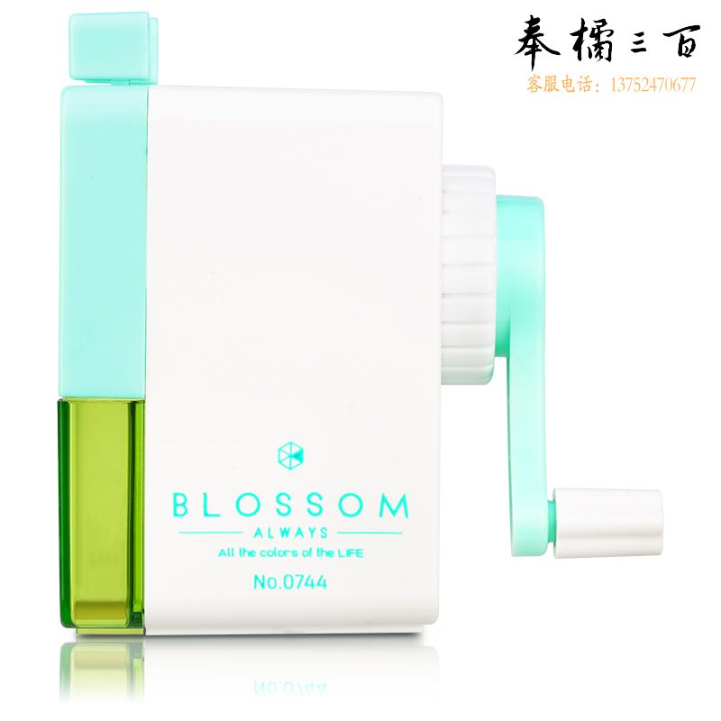 得力（deli） 0744 简约式学生削笔机/铅笔削笔器/卷笔刀/转笔刀儿童学生开学文具考试生日礼物 绿色