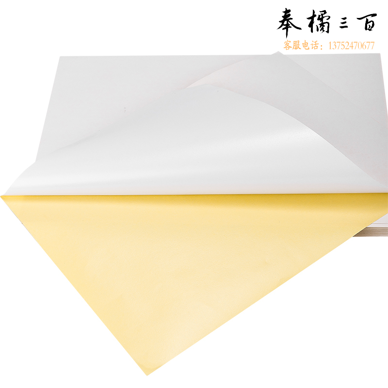 得力(deli)A4/80张不干胶标贴打印纸 带背胶亚面铜版标签纸 自切割21901