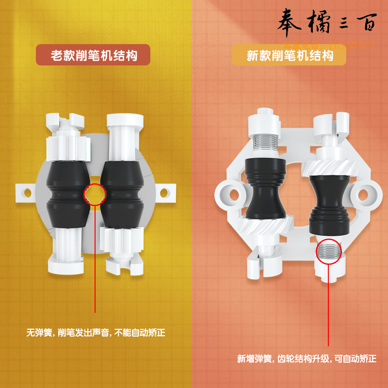 得力(deli)学生可自动进笔卷笔刀削笔机/铅笔削笔器/削笔刀/转笔刀 学生文具 蓝色71158