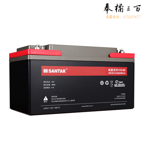 山特（SANTAK）C12-65 山特UPS电源电池免维护铅酸蓄电池 12V65AH