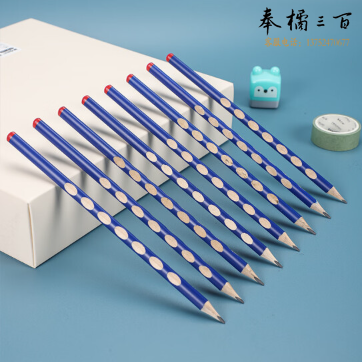 晨光(M&G)文具铅笔HB洞洞铅笔30支 小学生练字铅笔 儿童正姿矫姿 三角木杆沾顶易抓握 开学礼物AWP30718开学文具