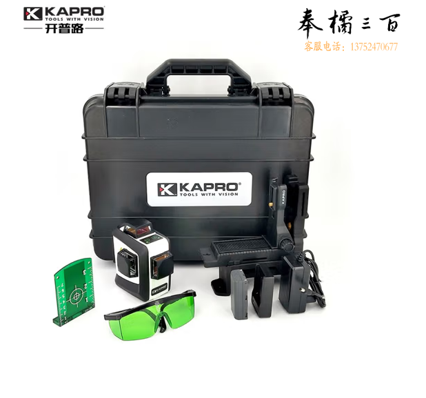 kapro 12线绿光水平仪3D红外线激光室内外贴墙仪高精度强光细线贴地仪投线仪 883G